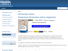 Tablet Screenshot of girokonten-online.de